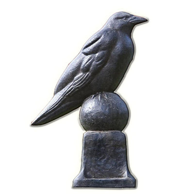 Raven Cast Stone Garden Statue