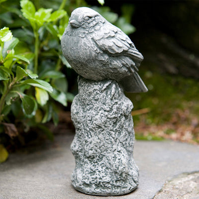 Resting Bird Cast Stone Garden Statue