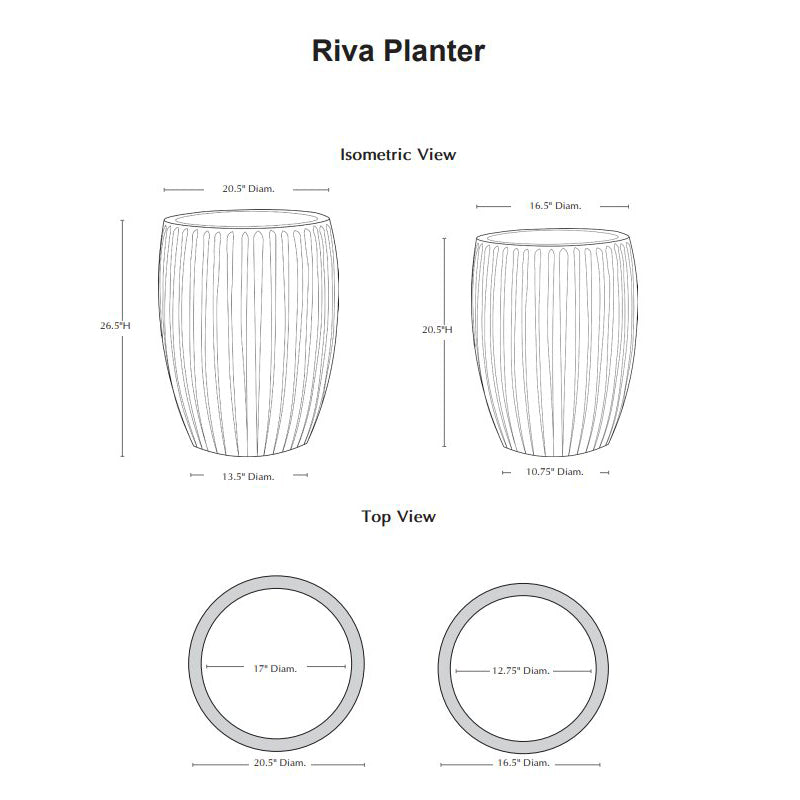 Riva Planter Set of 2