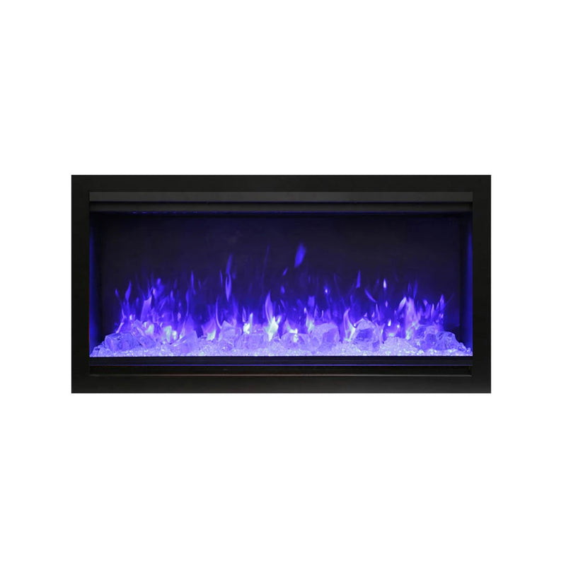 Amantii 34" Symmetry Extra Tall Smart Indoor | Outdoor Electric Fireplace