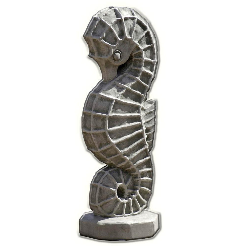 Seahorse Cast Stone Garden Statue