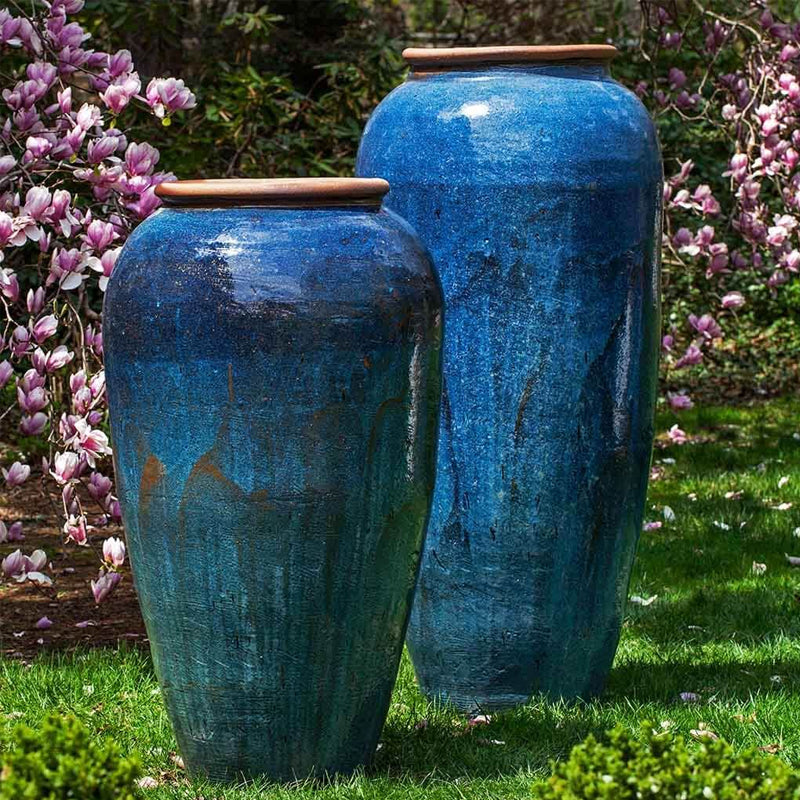Sora Jar in Rustic Blue