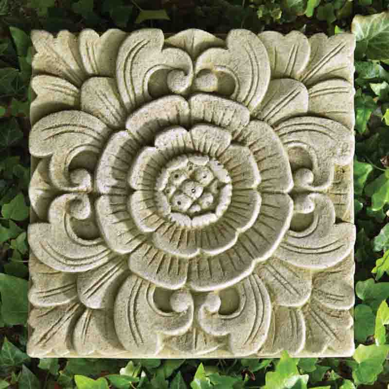Square Eden Plaque in Floral Pattern