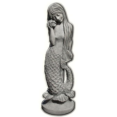 Standing Mermaid  Cast Stone Garden Statue