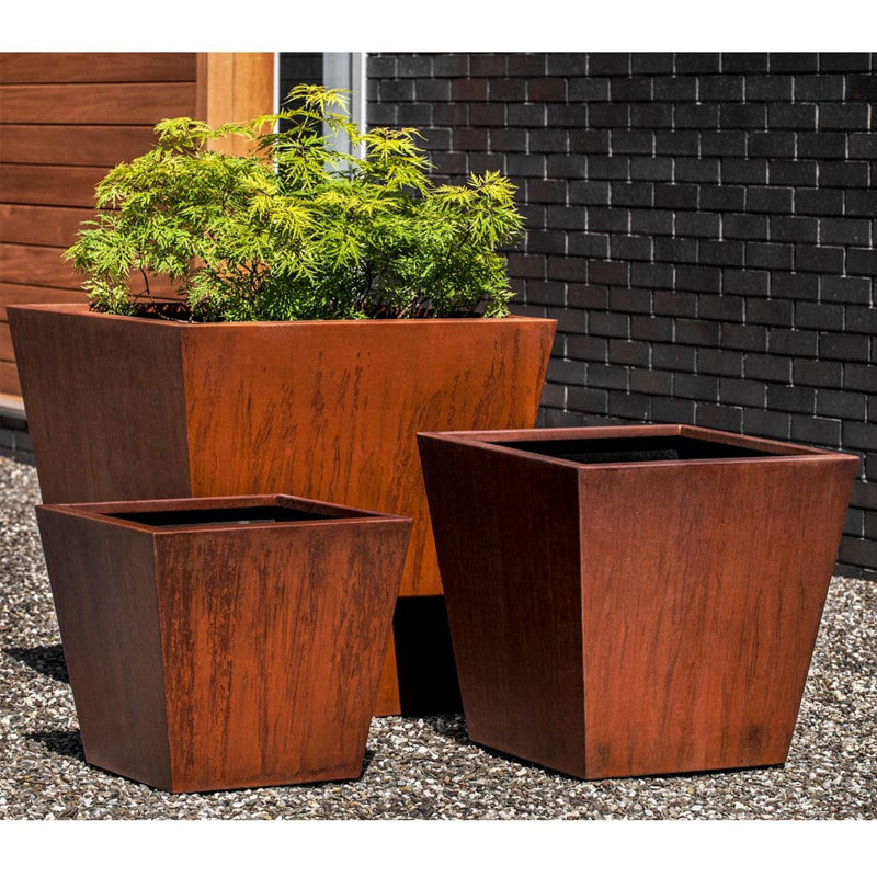 Steel Tapered Planter - Set of 3