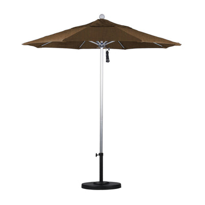 California Umbrella 7.5' Venture Series Patio Umbrella With Silver Anodized Aluminum Pole Fiberglass Ribs Push Lift With Olefin Fabric