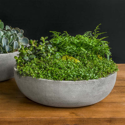Terrace Bowl | Cast Stone Planter