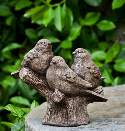 Three's Company Cast Stone Garden Statue | Bird Statue