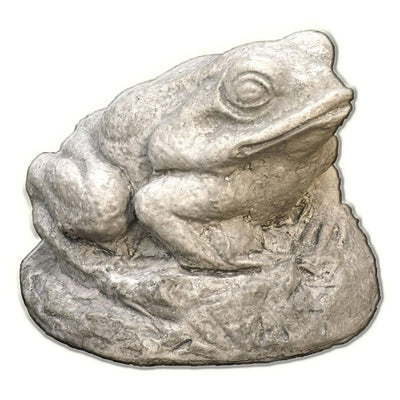 Tiny Frog Cast Stone Garden Statue