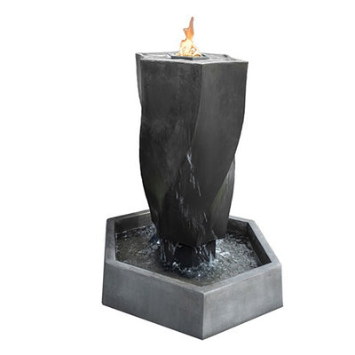 Vortex Fountain with Fire