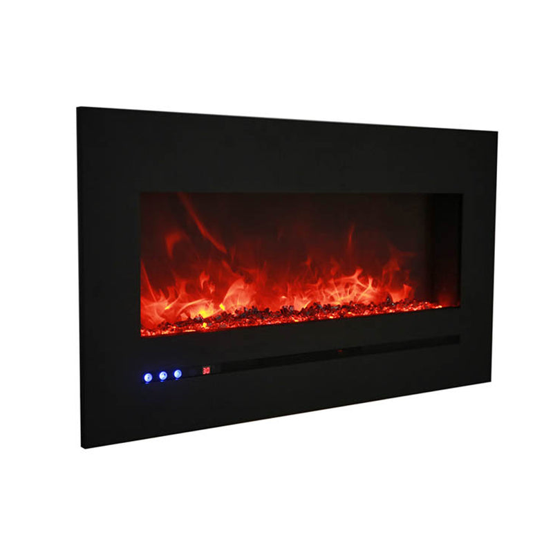 Sierra Flame 26" Linear Electric Fireplace with Steel Front