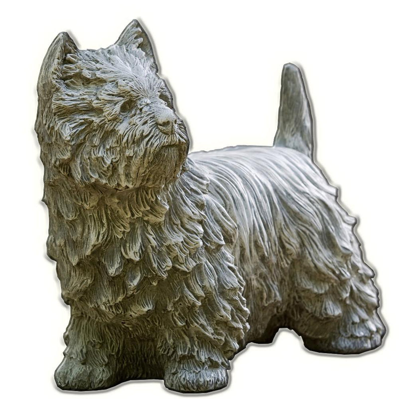 Westie Cast Stone Garden Statue | Dog Statue