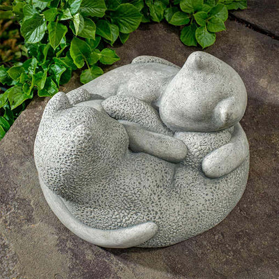 Yin Yang Cats Garden Statue