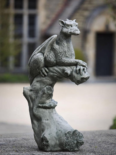 Yolande Cast Stone Garden Statue | Dragon Statue