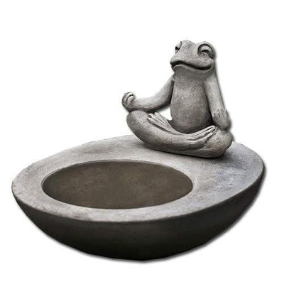 Zen Element Cast Stone Birdbath