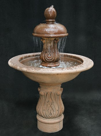 Cobra Garden Water Fountain with Cobra Pedestal