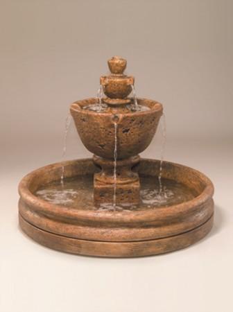Tuscany Garden Water Fountain with 46 inch Basin