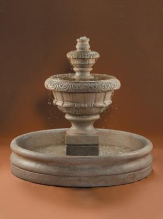 Small Roma Outdoor Water Fountain with 46 inch Basin