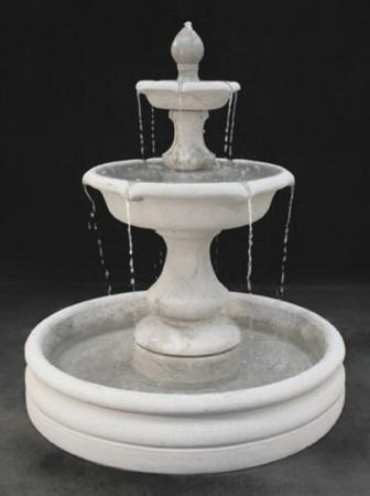 Verona Tiered Water Fountain, Small with 46" Basin