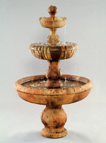 Old Classic 3-Tier Outdoor Water Fountain